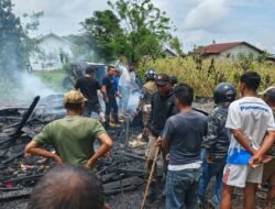 Kebakaran Rumah Kayu di Lingko Muwang, Cunca Lawar
